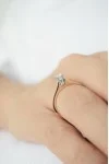 Μονόπετρο Ροζ Χρυσό 18Κ Διαμάντι 0.23ct