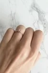 Μονόπετρο Λευκόχρυσο 18Κ Διαμάντι Minimal 0.07ct