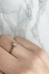 Μονόπετρο Λευκόχρυσο 18Κ Διαμάντι Minimal 0.07ct