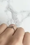 Μονόπετρο Λευκόχρυσο 18Κ Διαμάντι Minimal 0.07ct