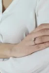 Μονόπετρο Λευκόχρυσο 18Κ Διαμάντι Σειρέ 0.60Ct