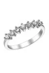 Δαχτυλίδι Λευκόχρυσο 18Κ Διαμάντι Σειρέ 0.35Ct