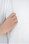 Δαχτυλίδι Λευκόχρυσο 18Κ Διαμάντι Σειρέ 0.35Ct