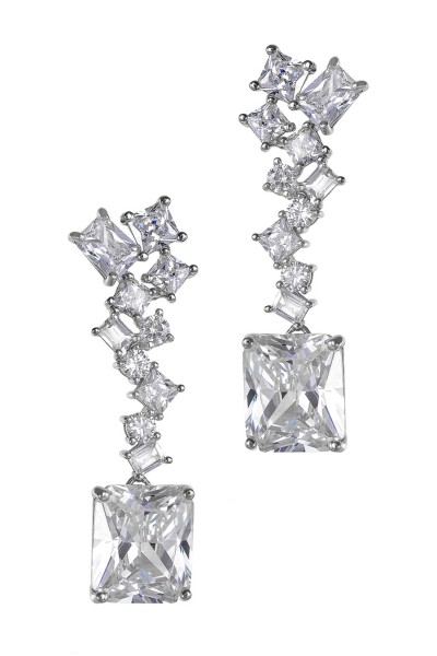 Σκουλαρίκι Ασημένιο Long Full Glam