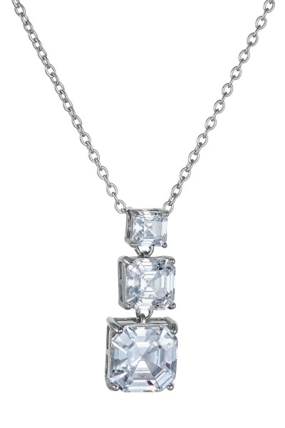 Κολιέ Ασημένιο Triple Glam