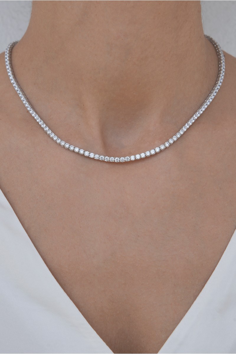 Κολιέ Ασήμι Ριβιέρα Delight 3mm