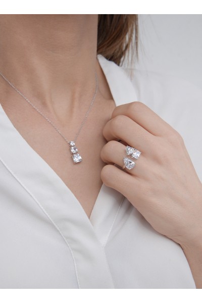 Δαχτυλίδι Ασημένιο Full Glam