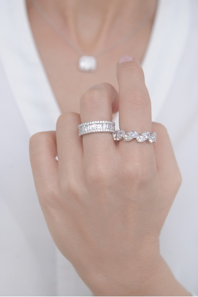 Δαχτυλίδι Ασημένιο Sparkling Glam 6621