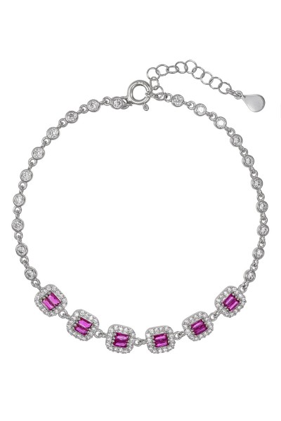 Βραχιόλι Ασημένιο Red Princess