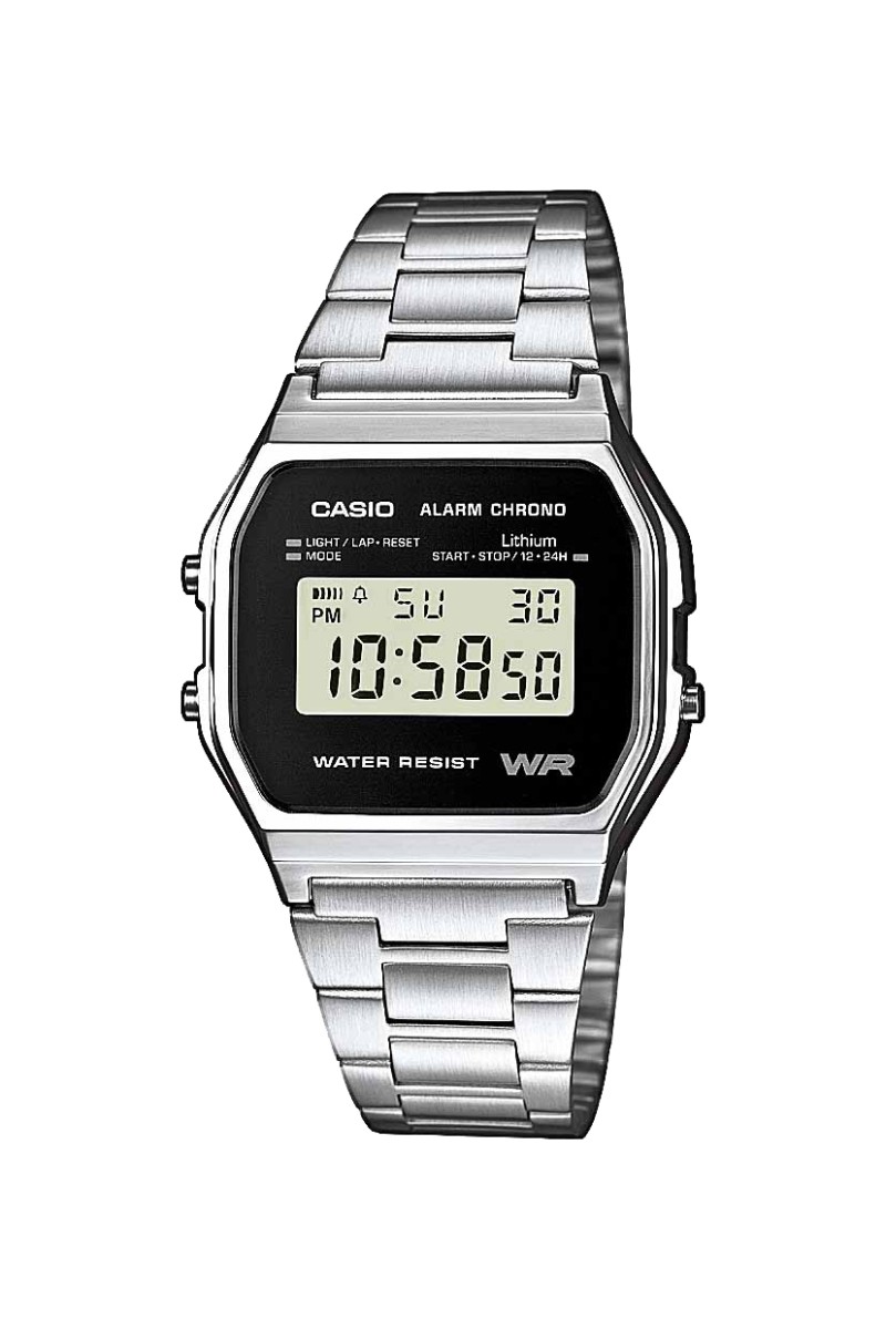 Casio Digital Stainless Steel A158WEA-1EF