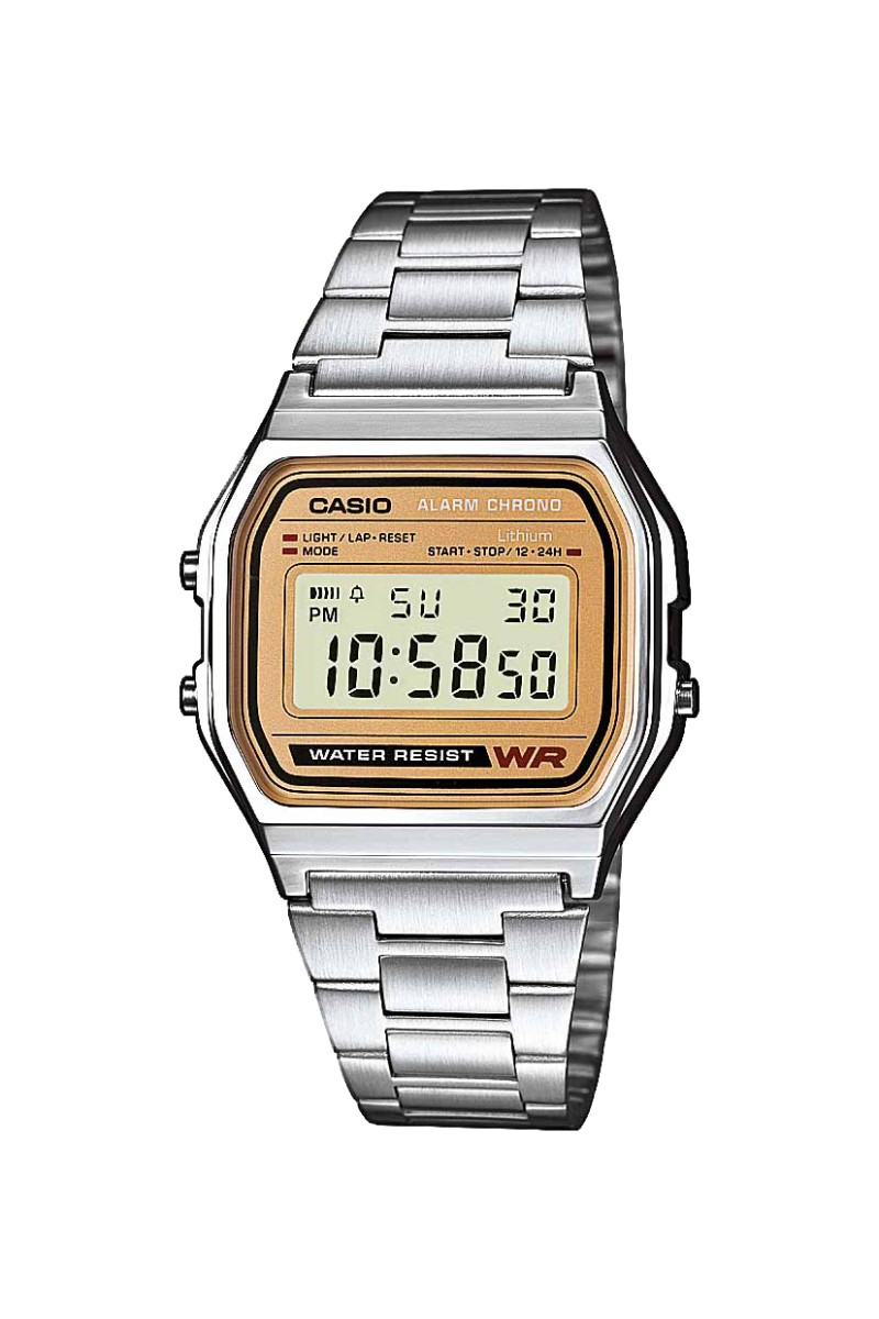 Casio Digital Stainless Steel A158WEA-9EF