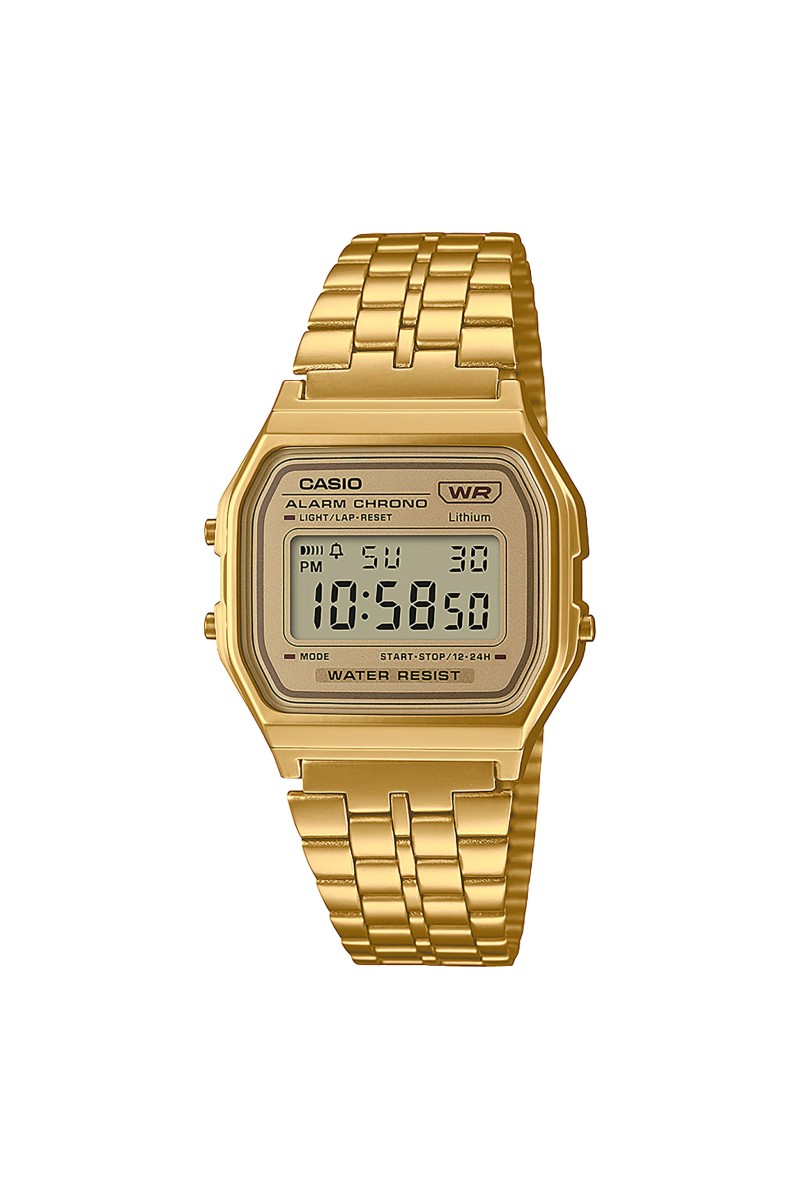 Casio Digital Stainless Steel A158WETG-9AEF