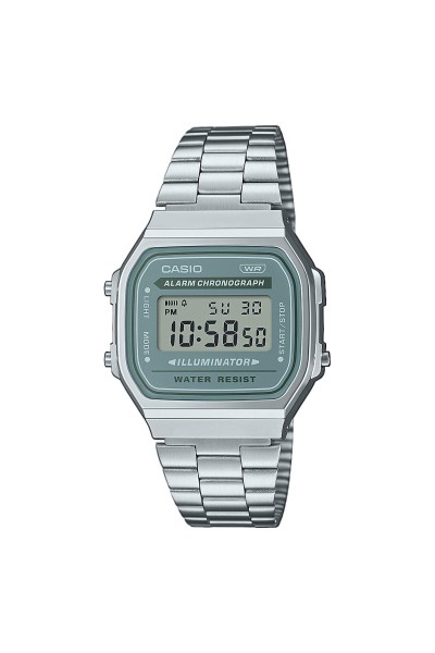 Casio Digital Stainless Steel A-168WA-3AYES