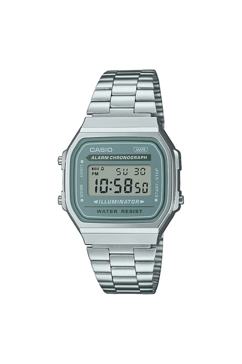 Casio Digital Stainless Steel A-168WA-3AYES