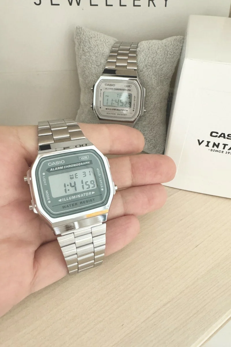 Casio Digital Stainless Steel A-168WA-3AYES