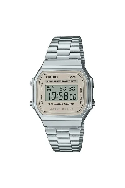 Casio Digital Stainless Steel A-168WA-8AYES