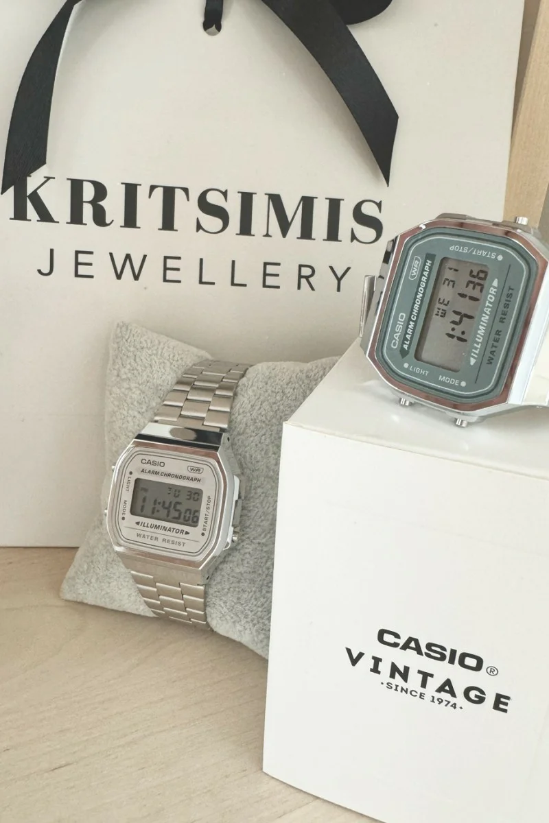 Casio Digital Stainless Steel A-168WA-8AYES