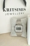 Casio Digital Stainless Steel A-168WA-8AYES