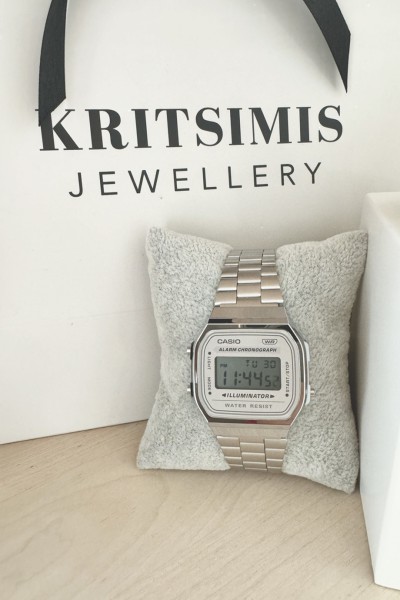 Casio Digital Stainless Steel A-168WA-8AYES