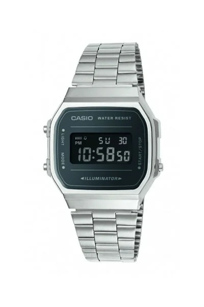 Casio Digital Stainless Steel A-168WEM-1EF