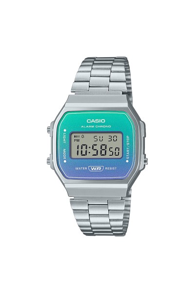 Casio Digital Stainless Steel A-168WER-2AEF