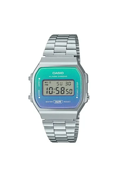 Casio Digital Stainless Steel A-168WER-2AEF