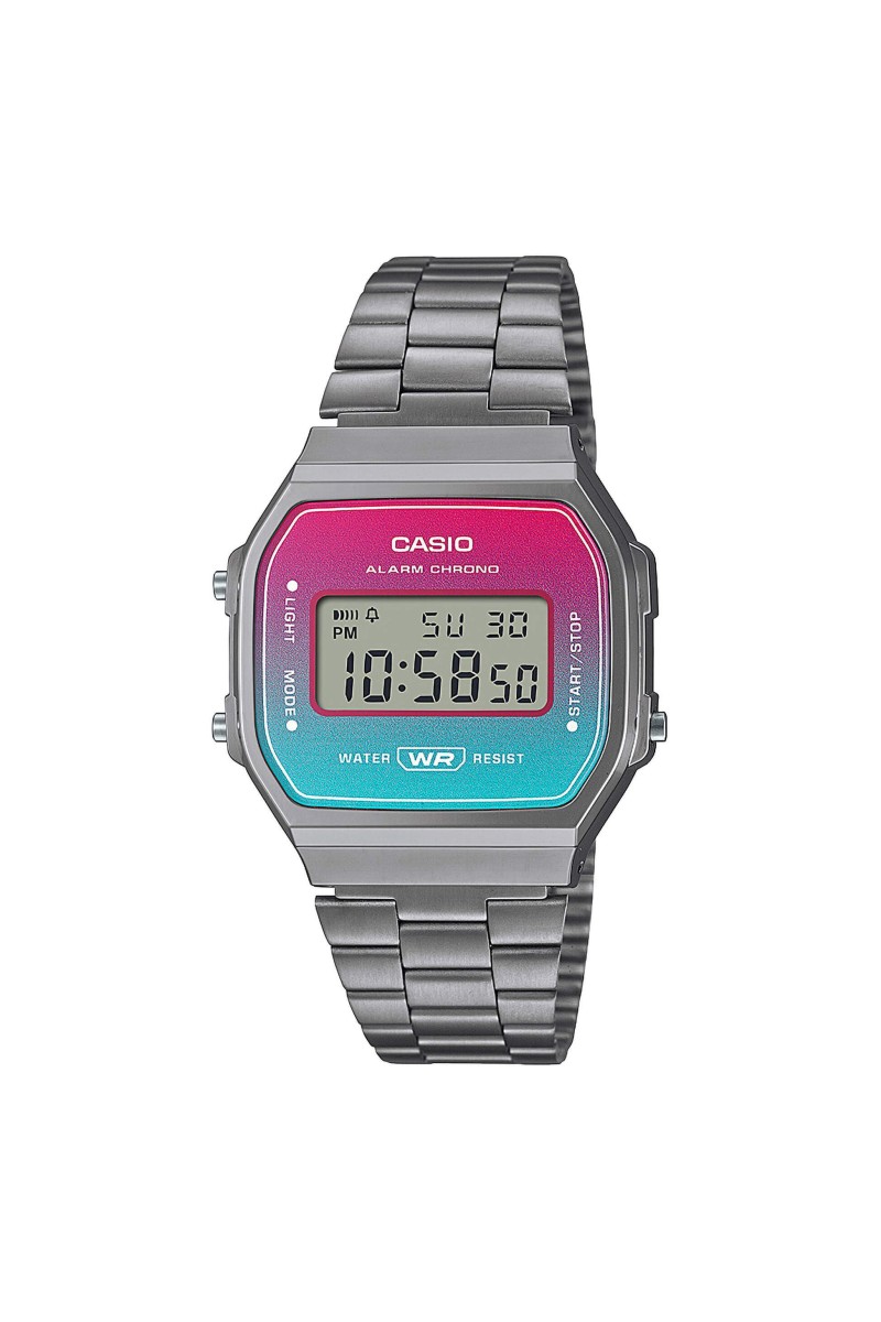 Casio Digital Stainless Steel A-168WERB-2AEF