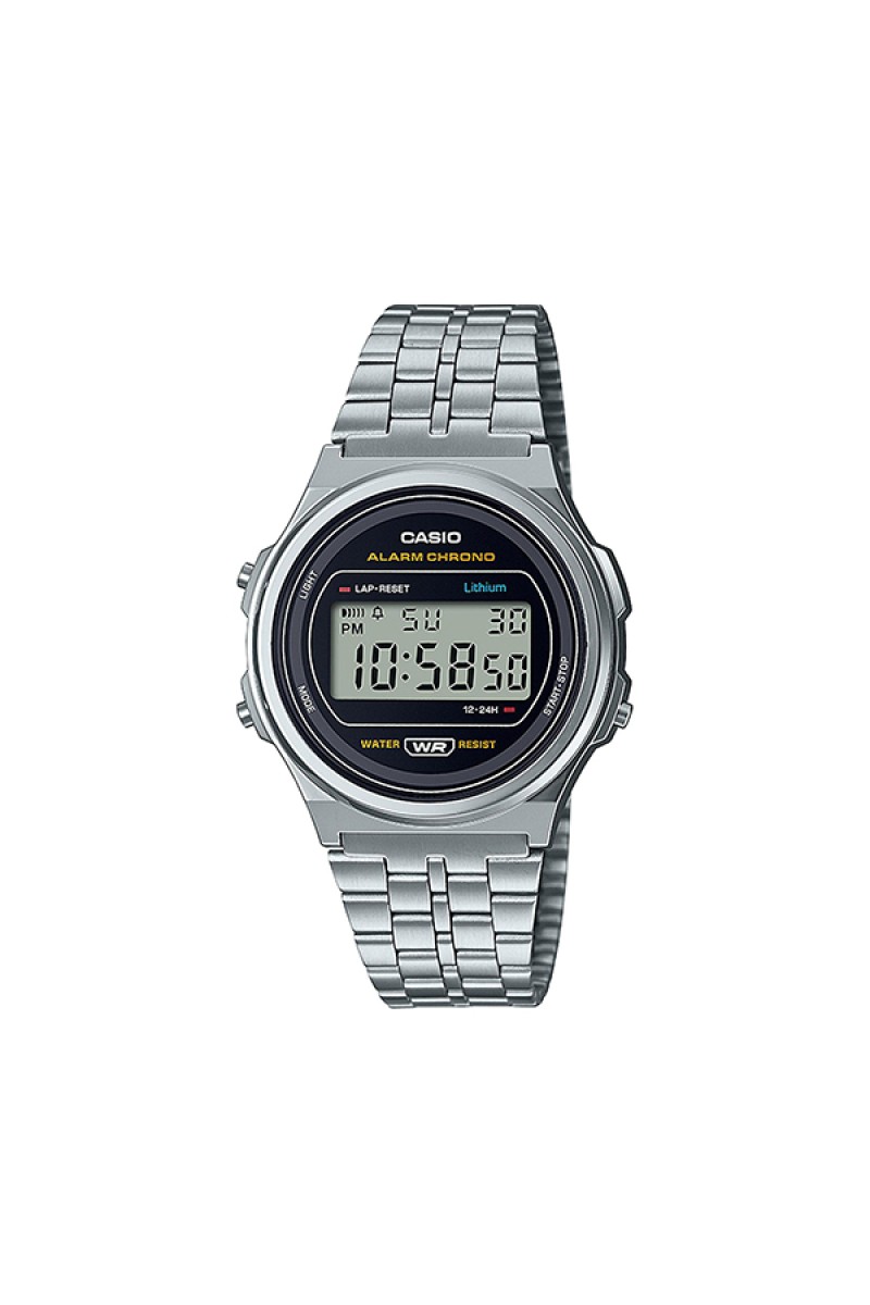 Casio Digital Stainless Steel A-171WE-1AEF