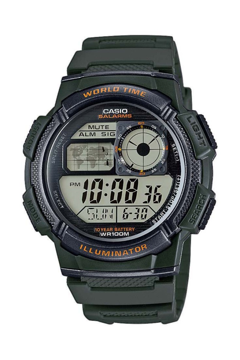 Casio Standard Rubber Strap AE-1000W-3AVEF