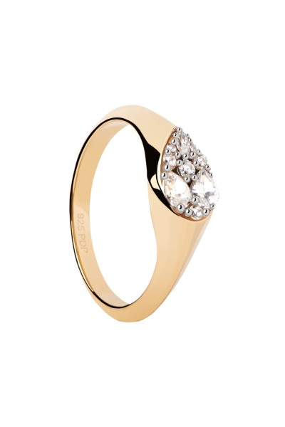 Δαχτυλίδι PD PAOLA Ασήμι Vanilla Stamp