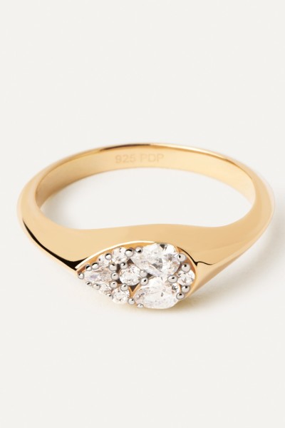 Δαχτυλίδι PD PAOLA Ασήμι Vanilla Stamp