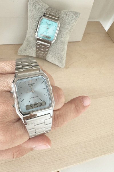 Casio Anadigi Silver Stainless Steel AQ-230A-2A1MQYES