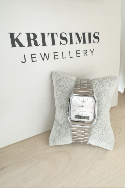 Casio Anadigi Silver Stainless Steel AQ-230A-7AMQYES