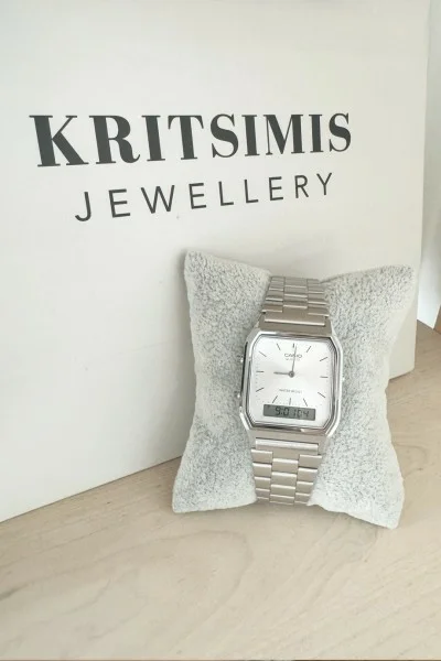 Casio Anadigi Silver Stainless Steel AQ-230A-7AMQYES