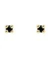 Σκουλαρίκι PD PAOLA Ασήμι Black Essentia Gold