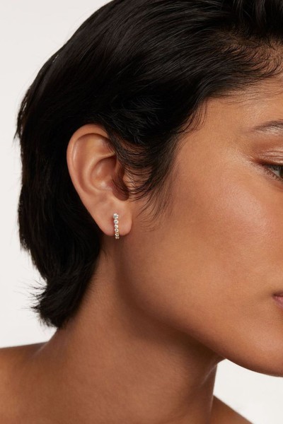 Σκουλαρίκι PD PAOLA Ασήμι Rise Gold