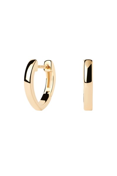 Σκουλαρίκι PD PAOLA Ασήμι Duke Hoops Gold