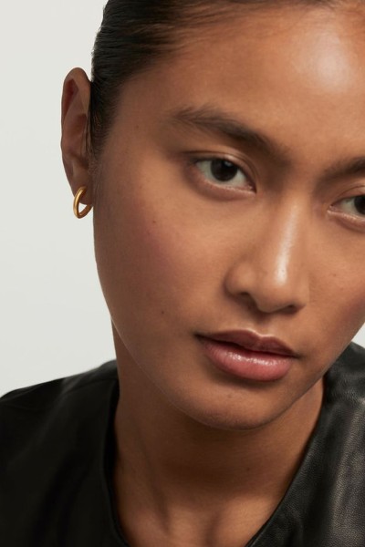 Σκουλαρίκι PD PAOLA Ασήμι Duke Hoops Gold