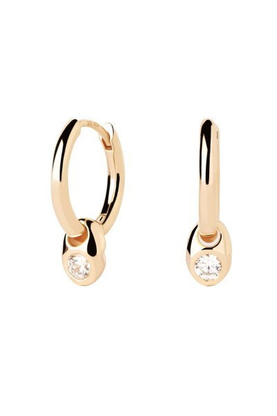 Σκουλαρίκι PD PAOLA Ασήμι Delta Hoops