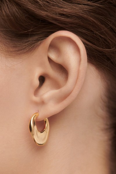 Σκουλαρίκι PD PAOLA Ασήμι Volcano Hoops