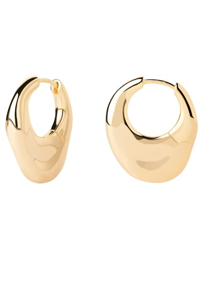 Σκουλαρίκι PD PAOLA Ασήμι Volcano Hoops