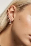 Σκουλαρίκι PD PAOLA Ασήμι Mini Cloud Silver