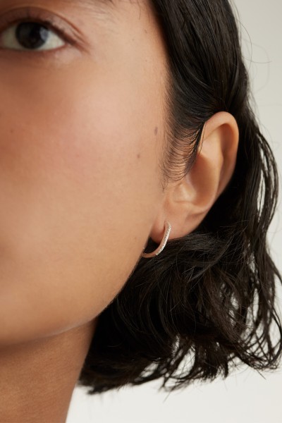 Σκουλαρίκι PD PAOLA Ασήμι Spike Silver