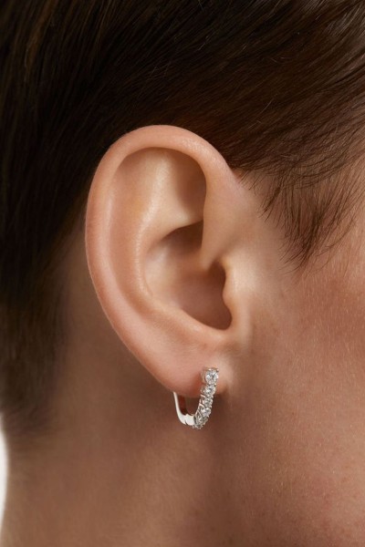 Σκουλαρίκι PD PAOLA Ασήμι Rise Silver