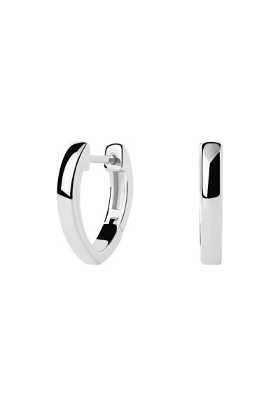 Σκουλαρίκι PD PAOLA Ασήμι Duke Hoops Silver