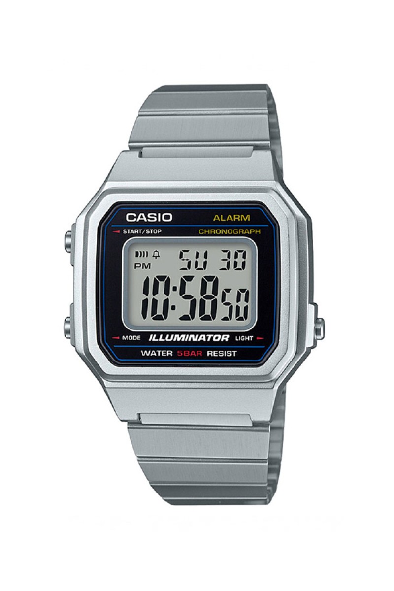 Casio Retro Stainless Steel B650WD-1AEF