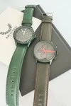 OOZOO Timepieces Collection Green Leather Strap C11111