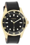 OOZOO Timepieces Collection Black Leather Strap C11115