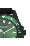 OOZOO Timepieces Collection Black Leather Strap C11117