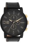 OOZOO Timepieces Black Leather Strap 48mm C11212